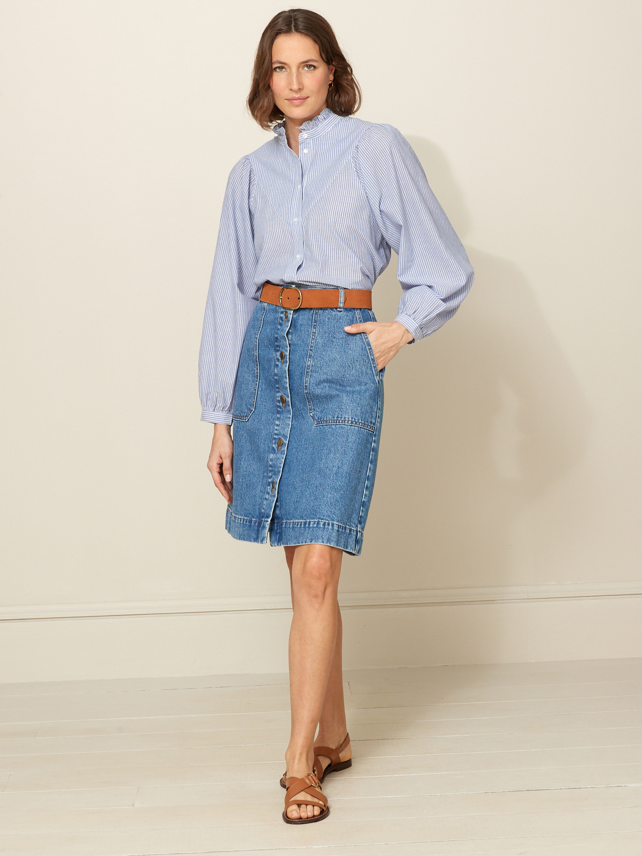 BLOUSE FROUFROU RAYE