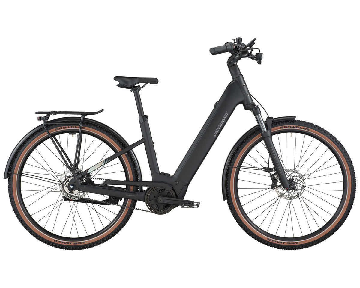 Vélo urbain/trekking électrique E-HORIZON SUV 20 BELT WAVE Noir Mat
