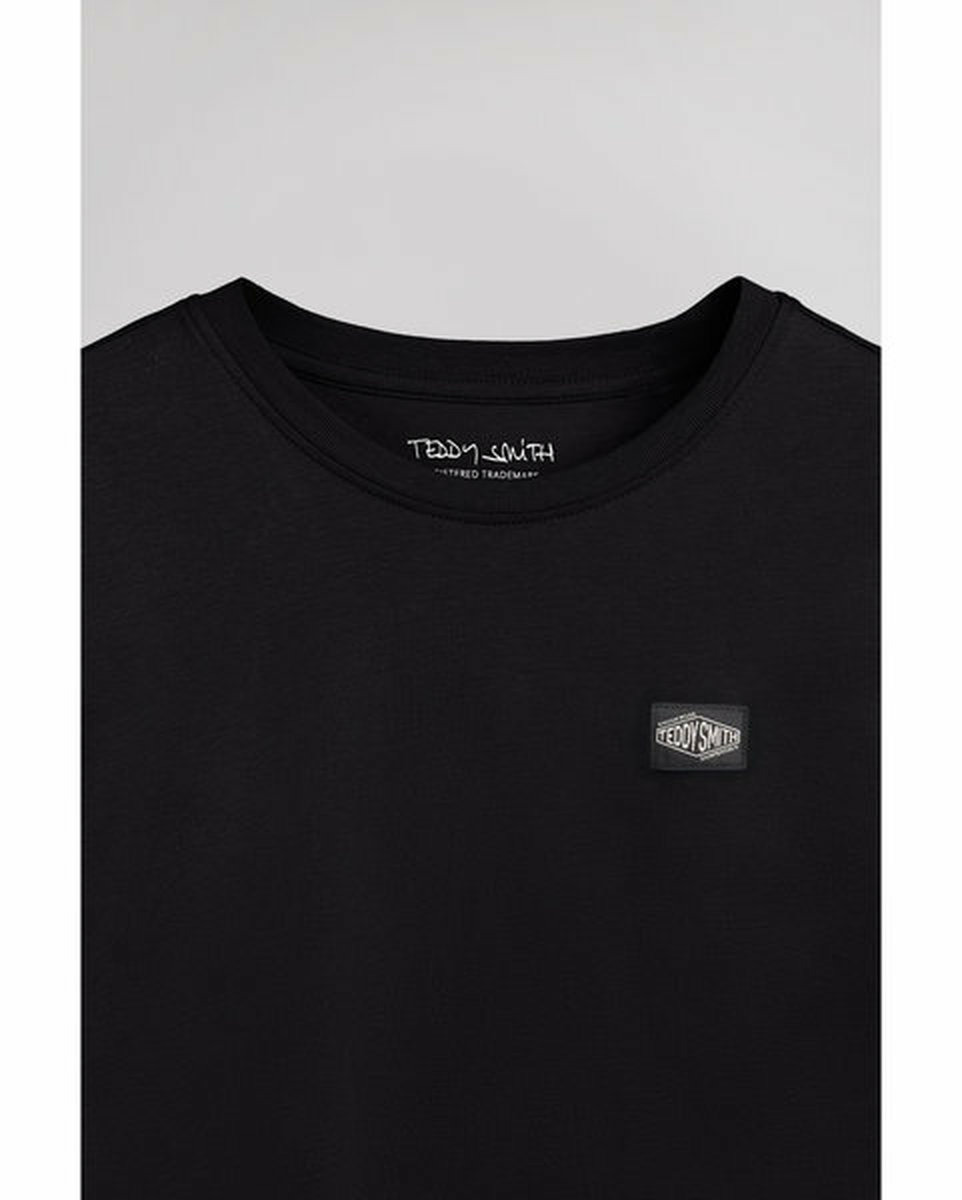 T-shirt en coton Enfant T-LIONEL MC JR Noir