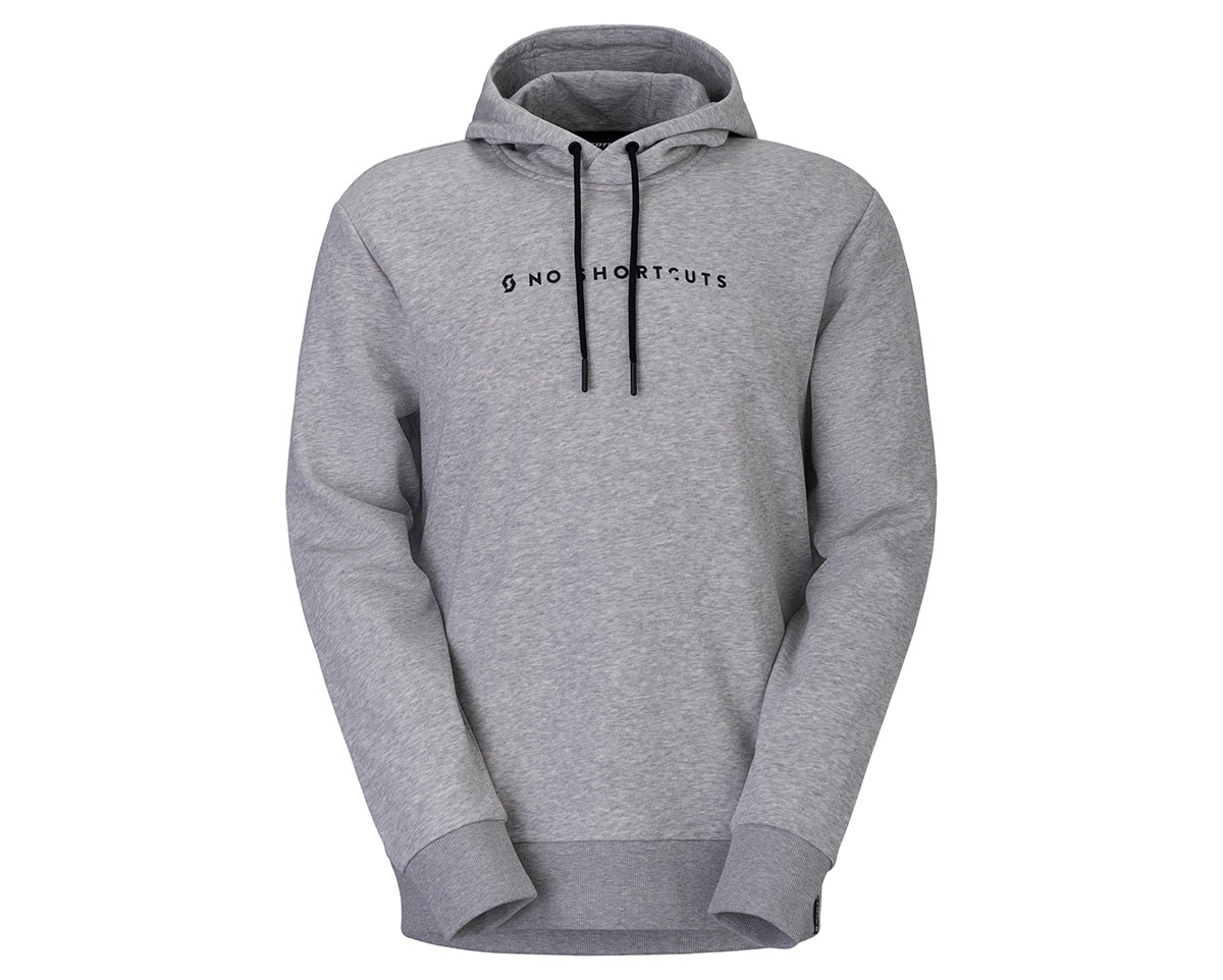 Sweat à capuche Homme NO SHORTCUTS Gris Mélangé