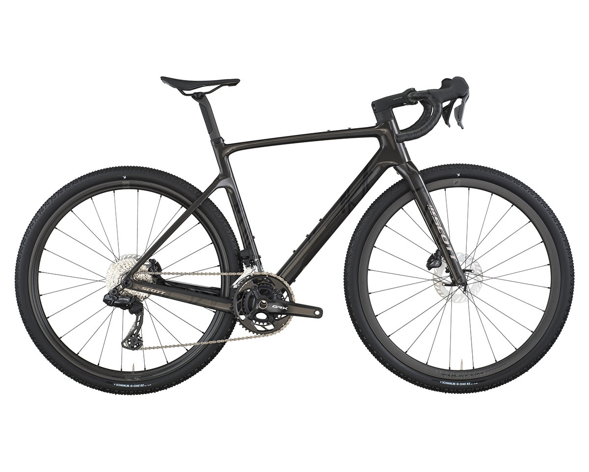 Vélo de gravel ADDICT GRAVEL 15 Noir Carbone