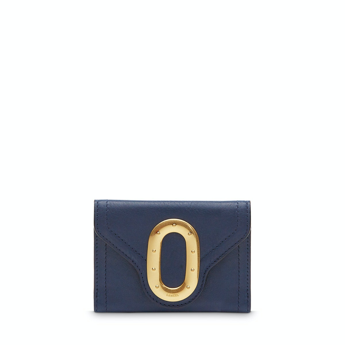 Romane de Lancel - Portefeuille compact - Petit modèle - Bleu Petrole