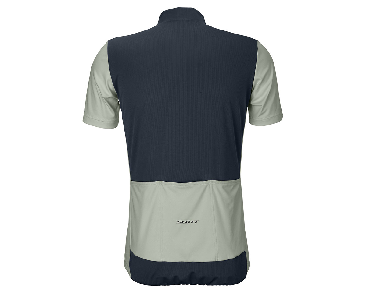 Maillot manches courtes Homme ENDURANCE LT Gris/Bleu Foncé