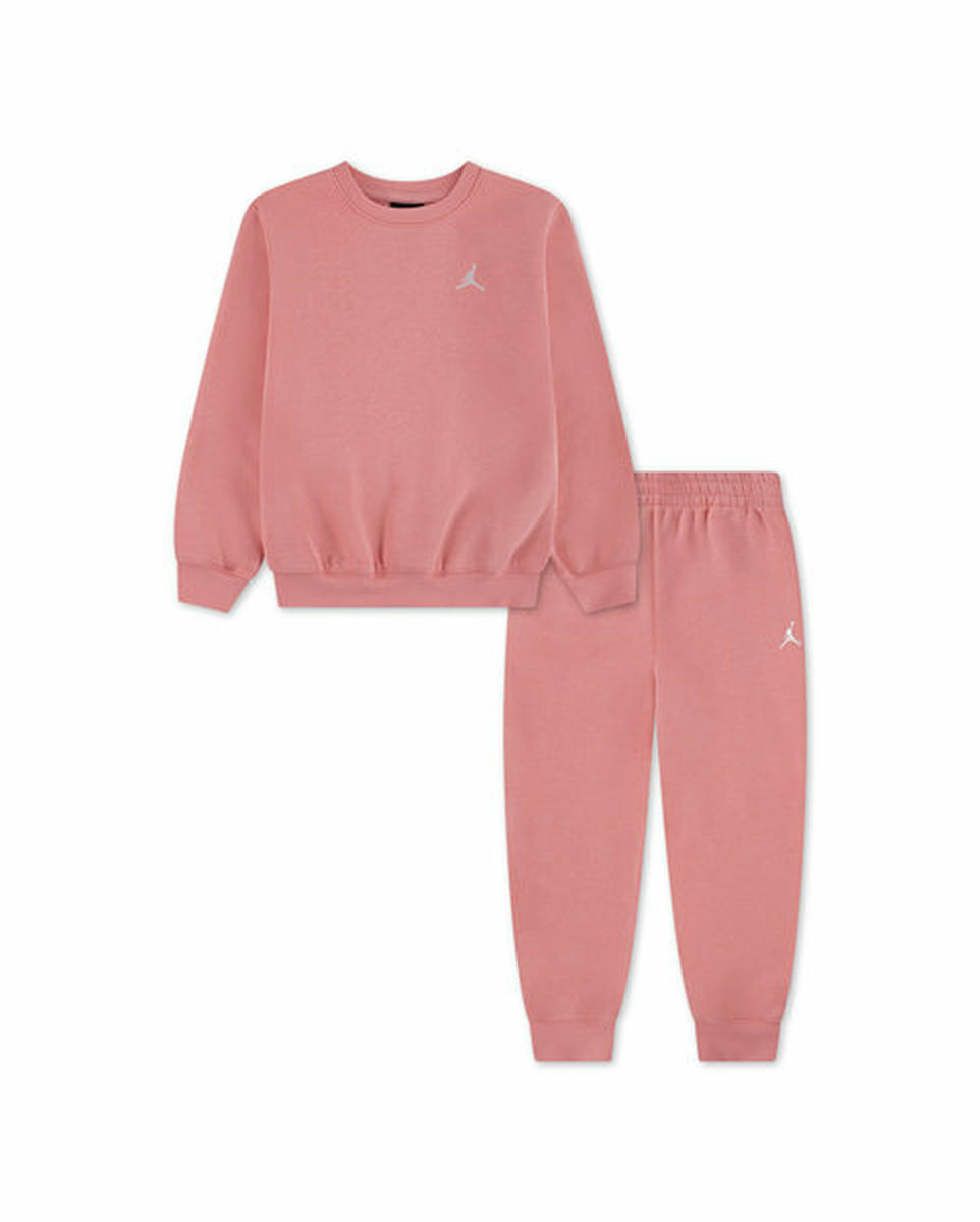 Ensemble de survetement Fille JDN MJ BROOKLYN CREW SET Rose