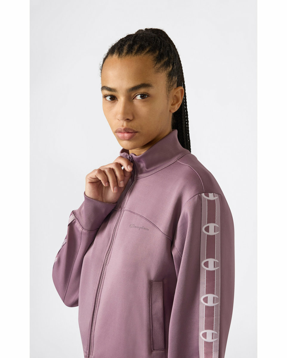 Sweat zip Femme Violet