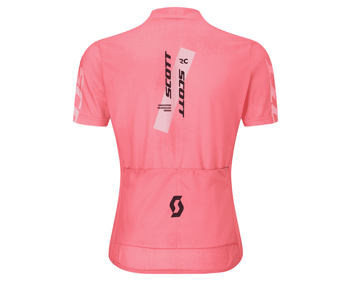 Maillot manches courtes Enfant JUNIOR Rose Digital/Blanc