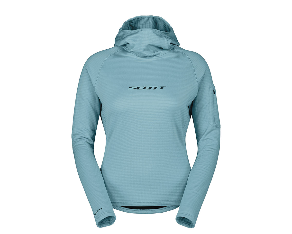 Sweat à capuche Femme DEFINED LIGHT PULL-OVER Bleu Givré