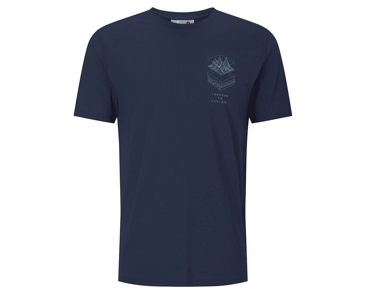 T-shirt manches courtes Homme DEFINED DRI Bleu Foncé