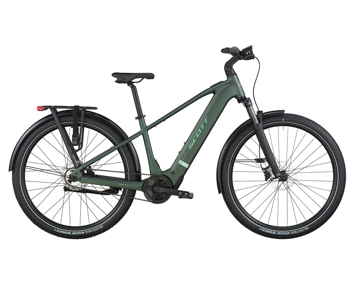 Vélo urbain électrique SUB TOUR 10 Vert Varech