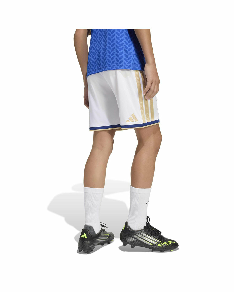 Short de football Enfant FIGC H SHO Y Blanc