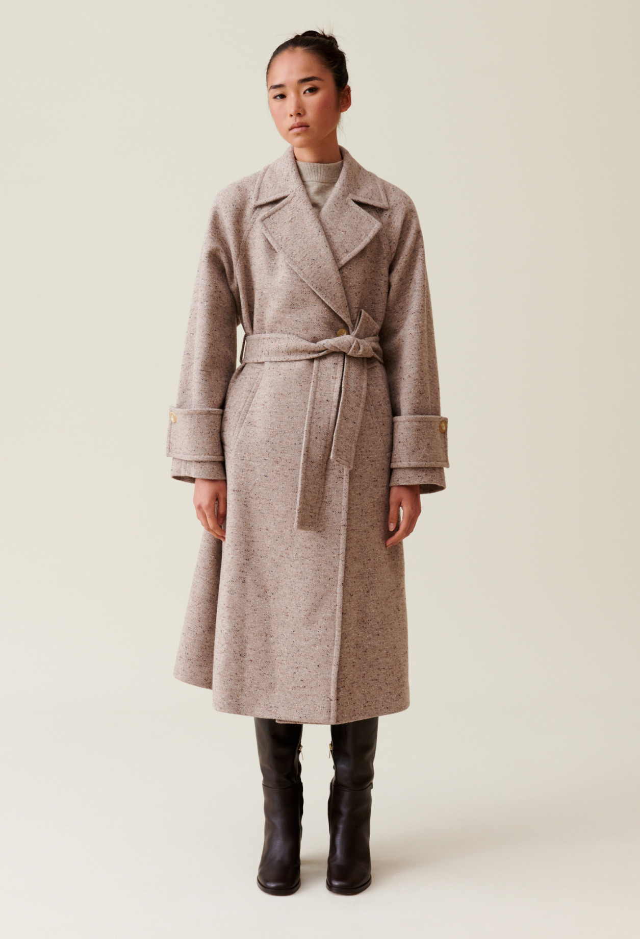 Manteau esprit trench 7/8ème