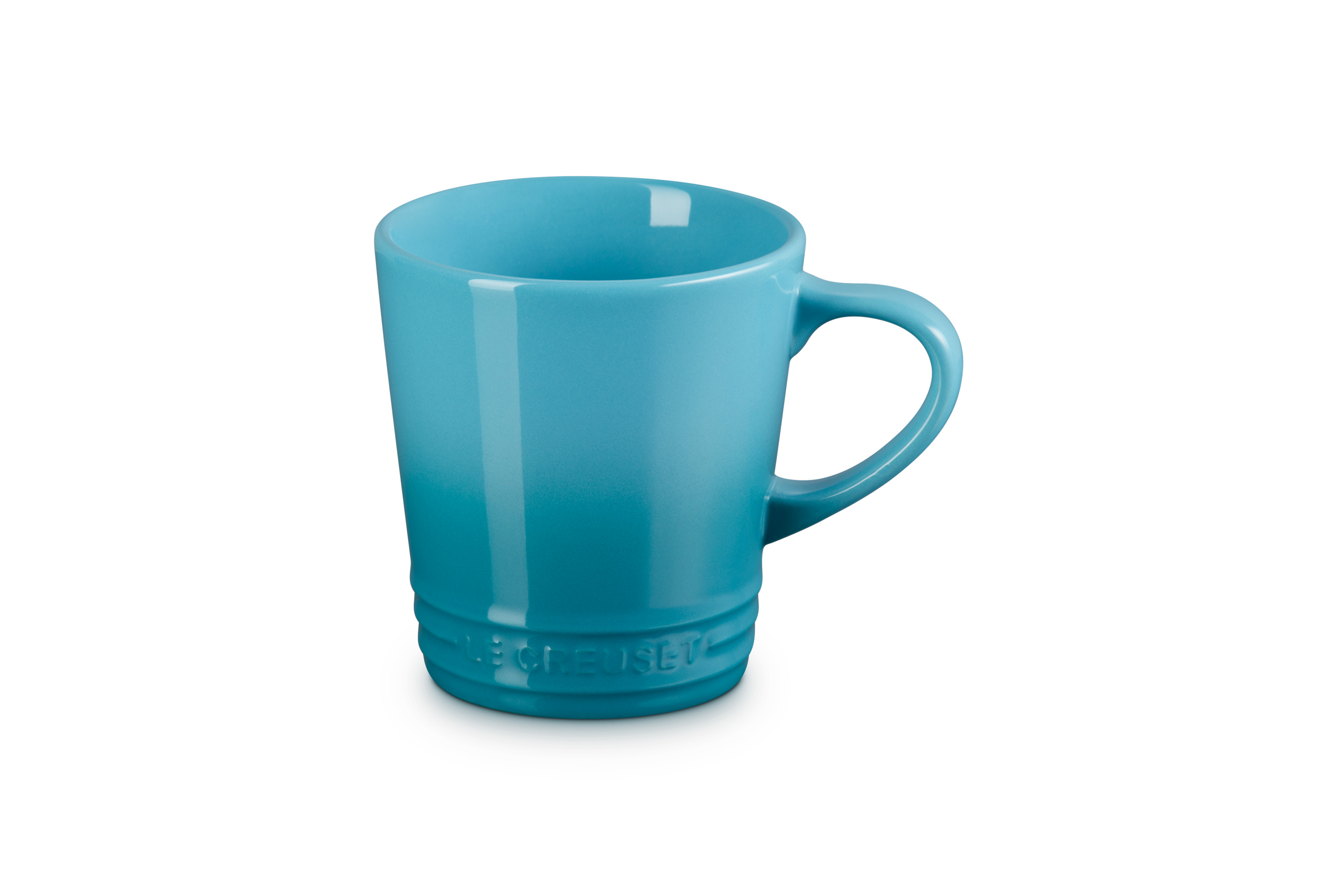 Mug V 330ml en céramique bleu caraïbe