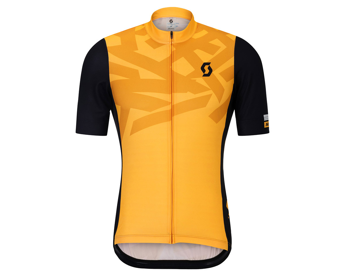 Maillot manches courtes Homme RC ENDURANCE Orange Brillant/Noir