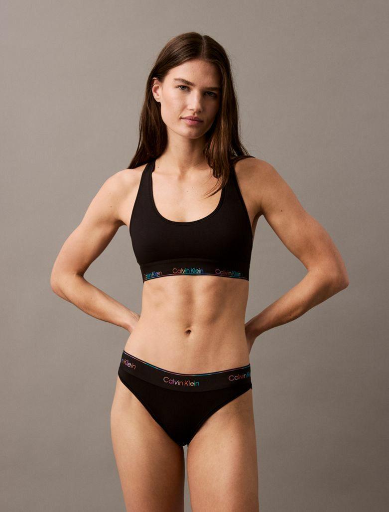 BRASSIÈRE SANS COUCHE EN MELANGE COTON ICON PRIDE