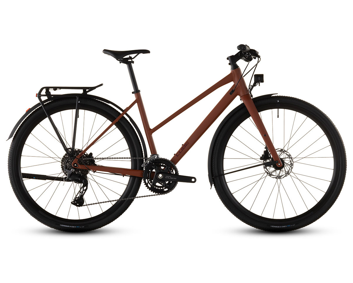 Vélo trekking NULANE RACE FE Ambre/Noir