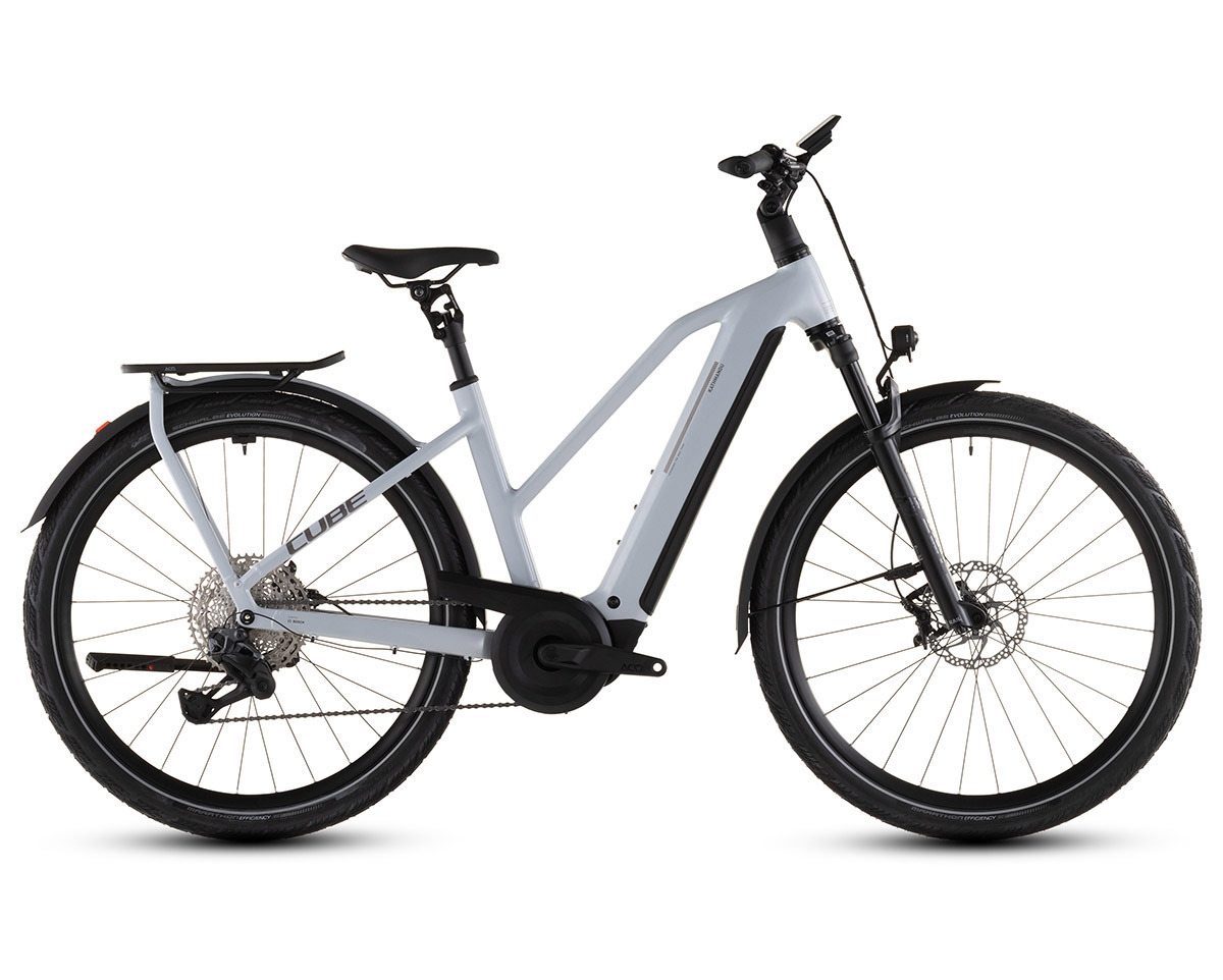 Vélo trekking électrique KATHMANDU HYBRID SLX 800 Gris/Gris