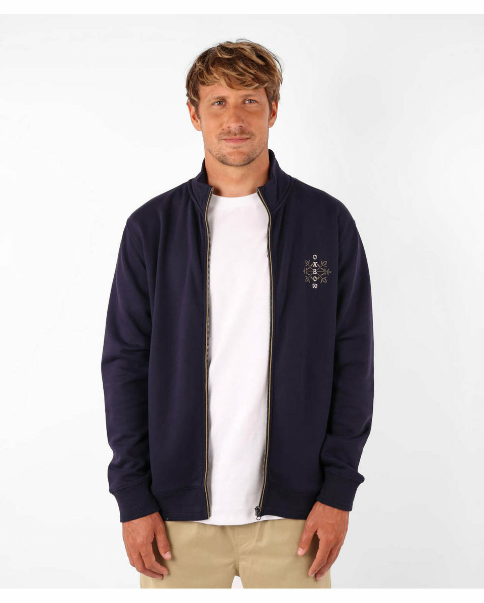 Veste zip Homme SWEAT ZIPPE COL ROND Bleu