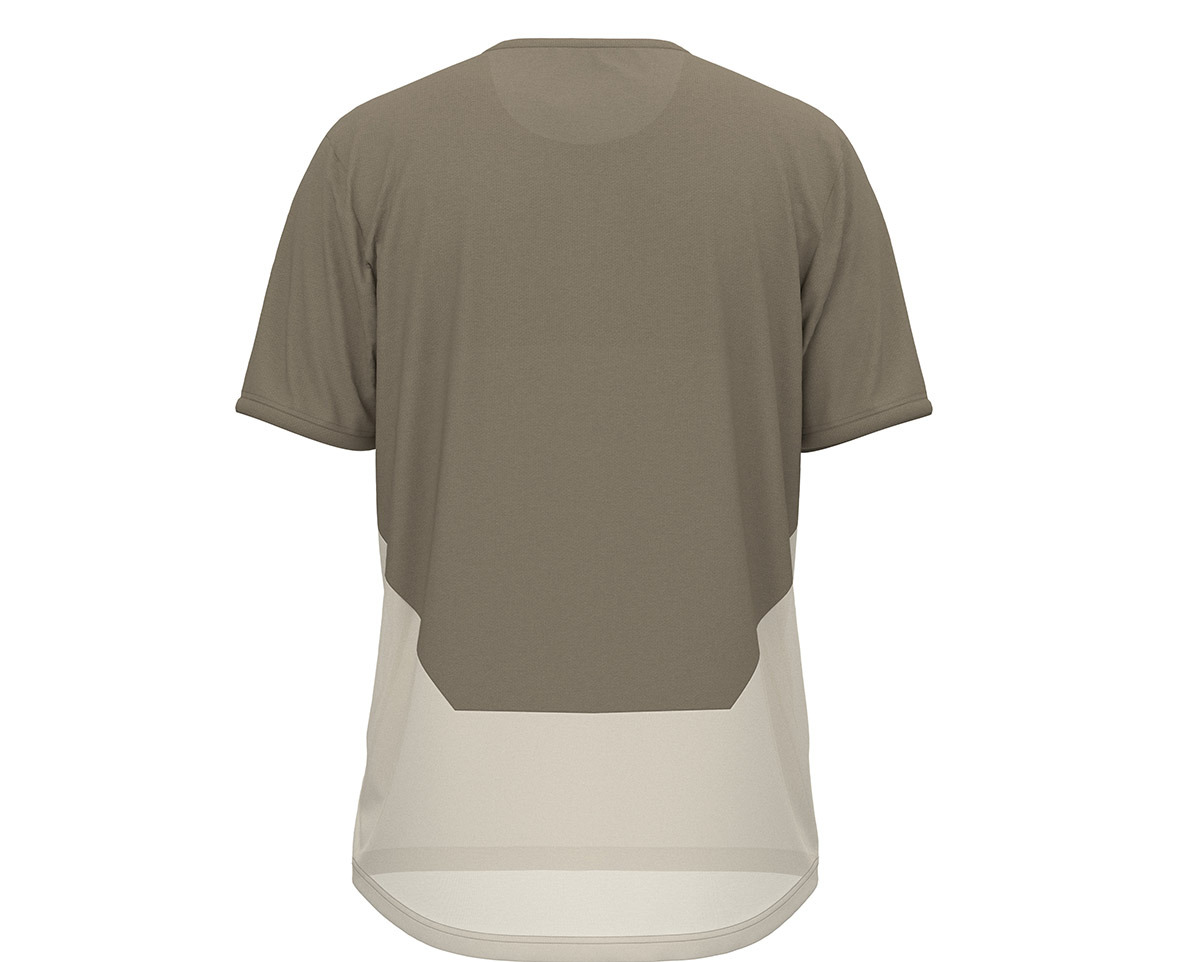 T-shirt manches courtes Homme VERTIC DRI Coton Blanc/Beige