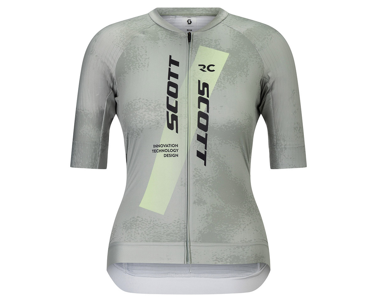 Maillot manches courtes Femme RC PRO Gris/Jaune Pastel