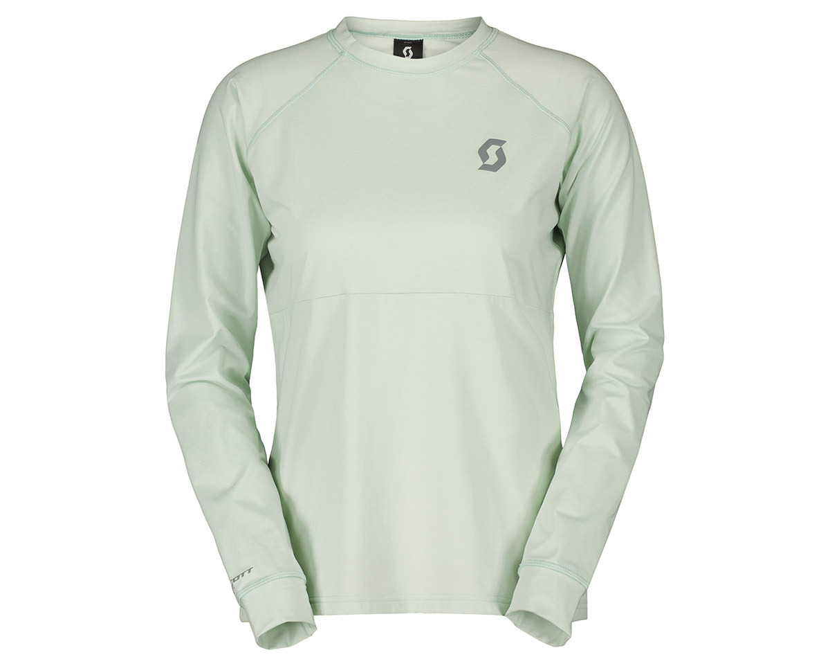 T-shirt manches longues Femme TRAIL STORM WARM LIGHT Vert Frais