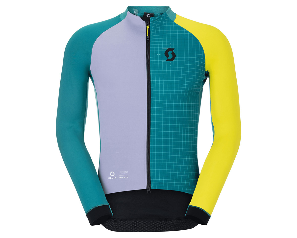 Veste coupe-vent Homme RC PRO WARM WINDSTOPPER REMIX Vert Hiver/Violet Chiné