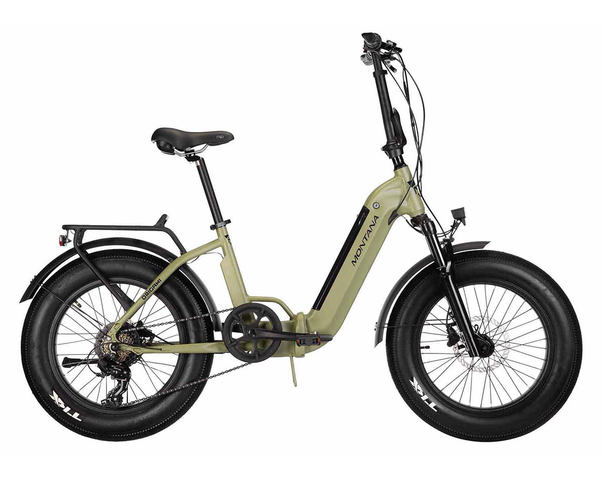 Vélo pliant électrique ORIGAMI Vert