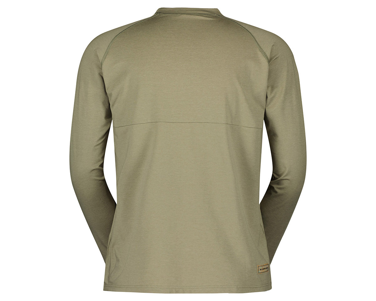 T-shirt manches longues Homme TRAIL STORM WARM LIGHT Gris Poussière