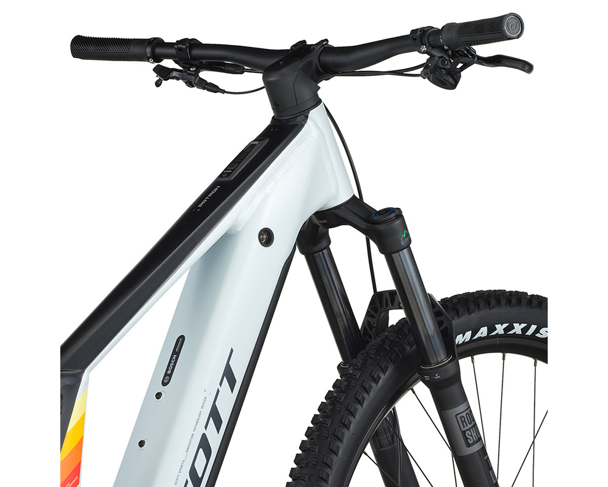 VTT tout suspendu électrique PATRON 930 Blanc Cumulus/Noir