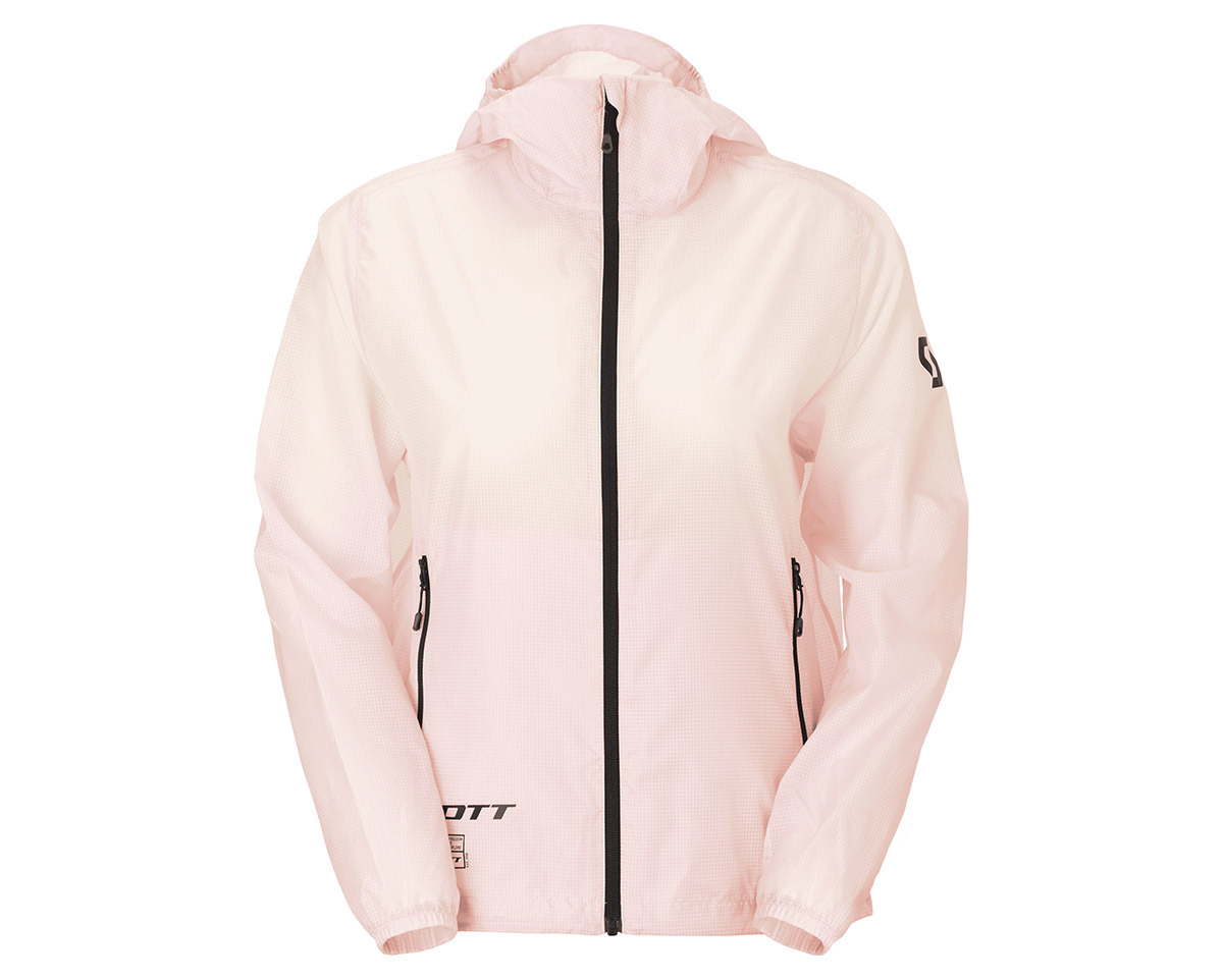 Veste coupe-vent Femme EXPLORAIR ESCAPE LIGHTWEIGHT WINDBREAKER Rose/Coton Blanc