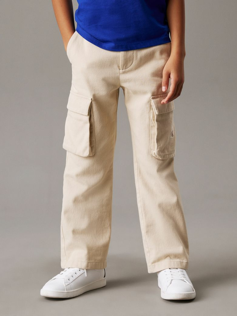 PANTALONS CARGO EN TWILL