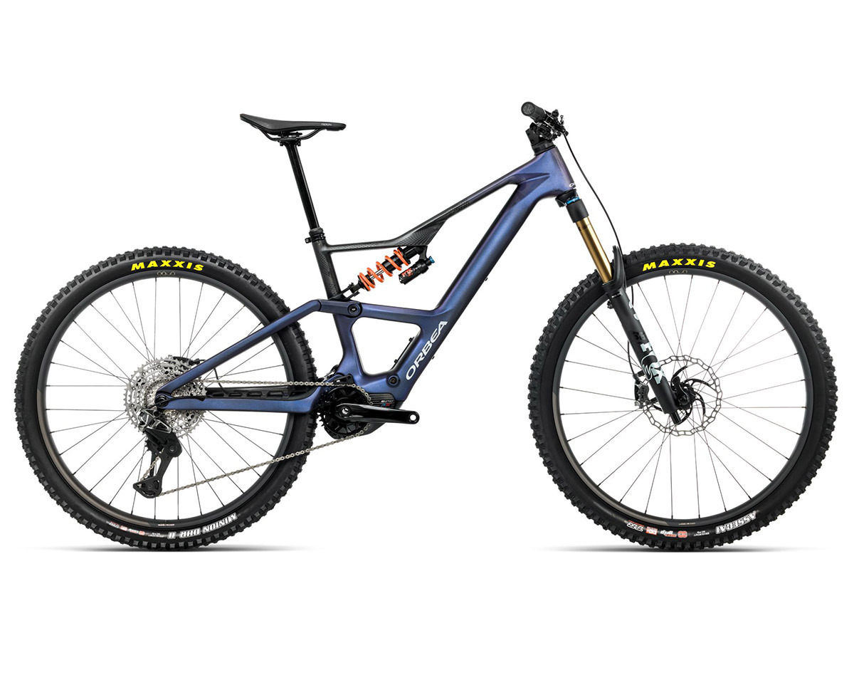 VTT tout suspendu électrique RISE LT M-TEAM 420W Tanzanite/Carbone
