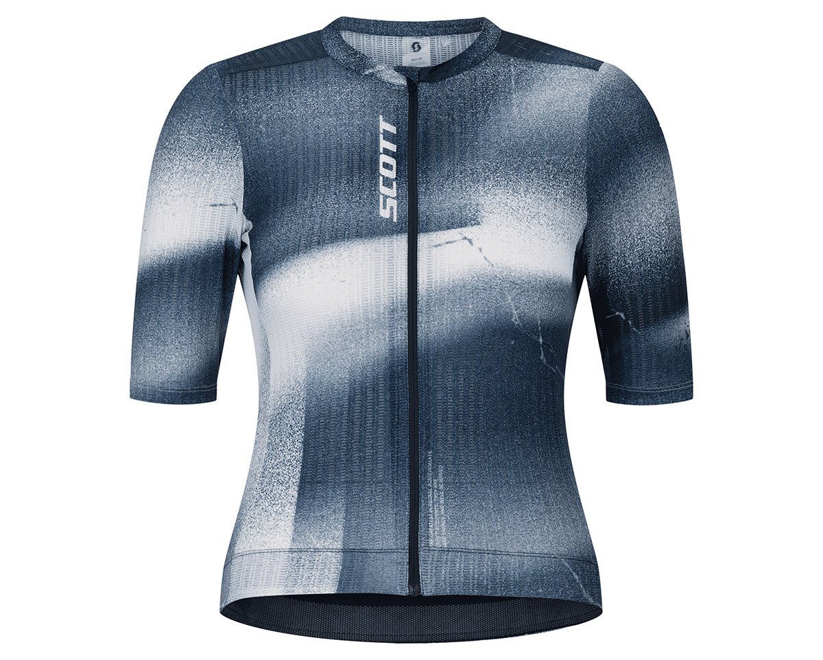 Maillot manches courtes Femme PRO SL Bleu Foncé/Blanc