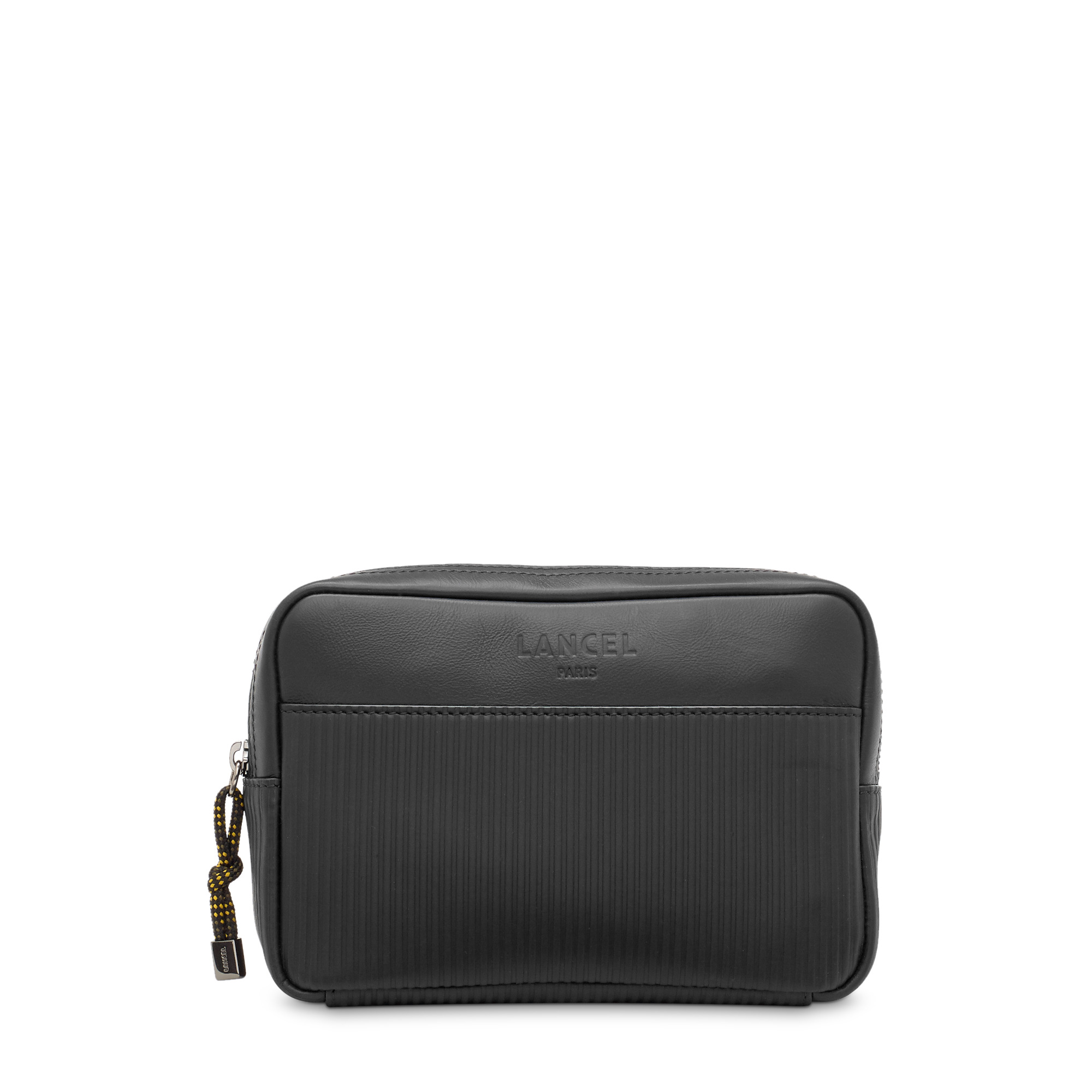 JIMMY CUIR LISSE / CUIR EMBOSSE - Pochette - Noir