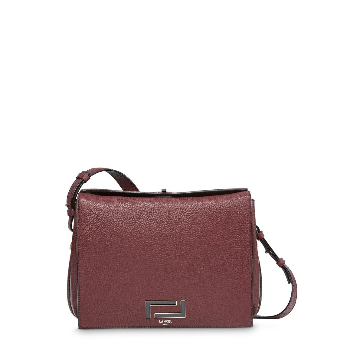 Pia de Lancel - Sac porté croisé - grand modèle - Cassis