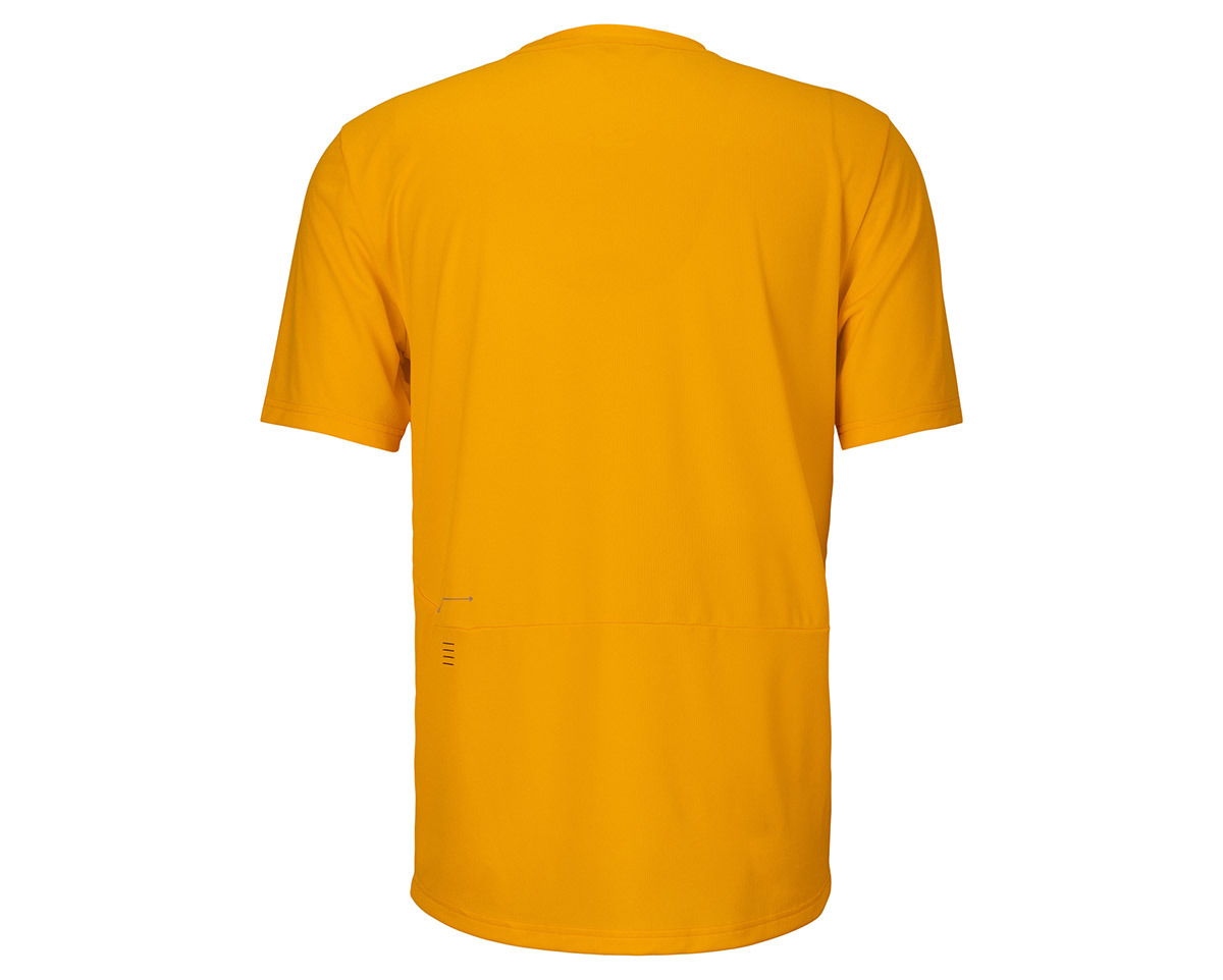 T-shirt manches courtes Homme VERTIC ZIP Orange Brillant