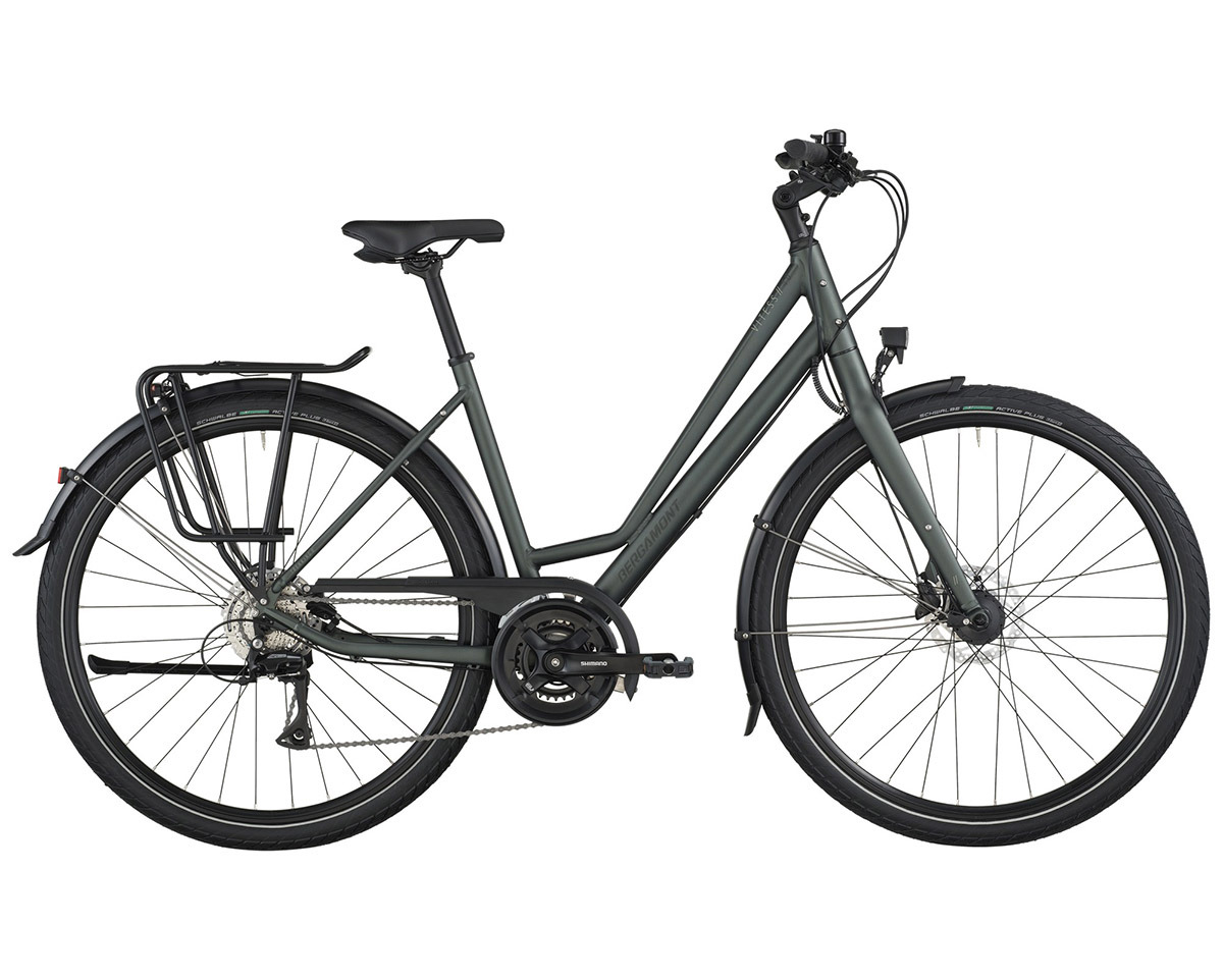 Vélo urbain/trekking VITESS 40 RIGID AMSTERDAM Vert Varech