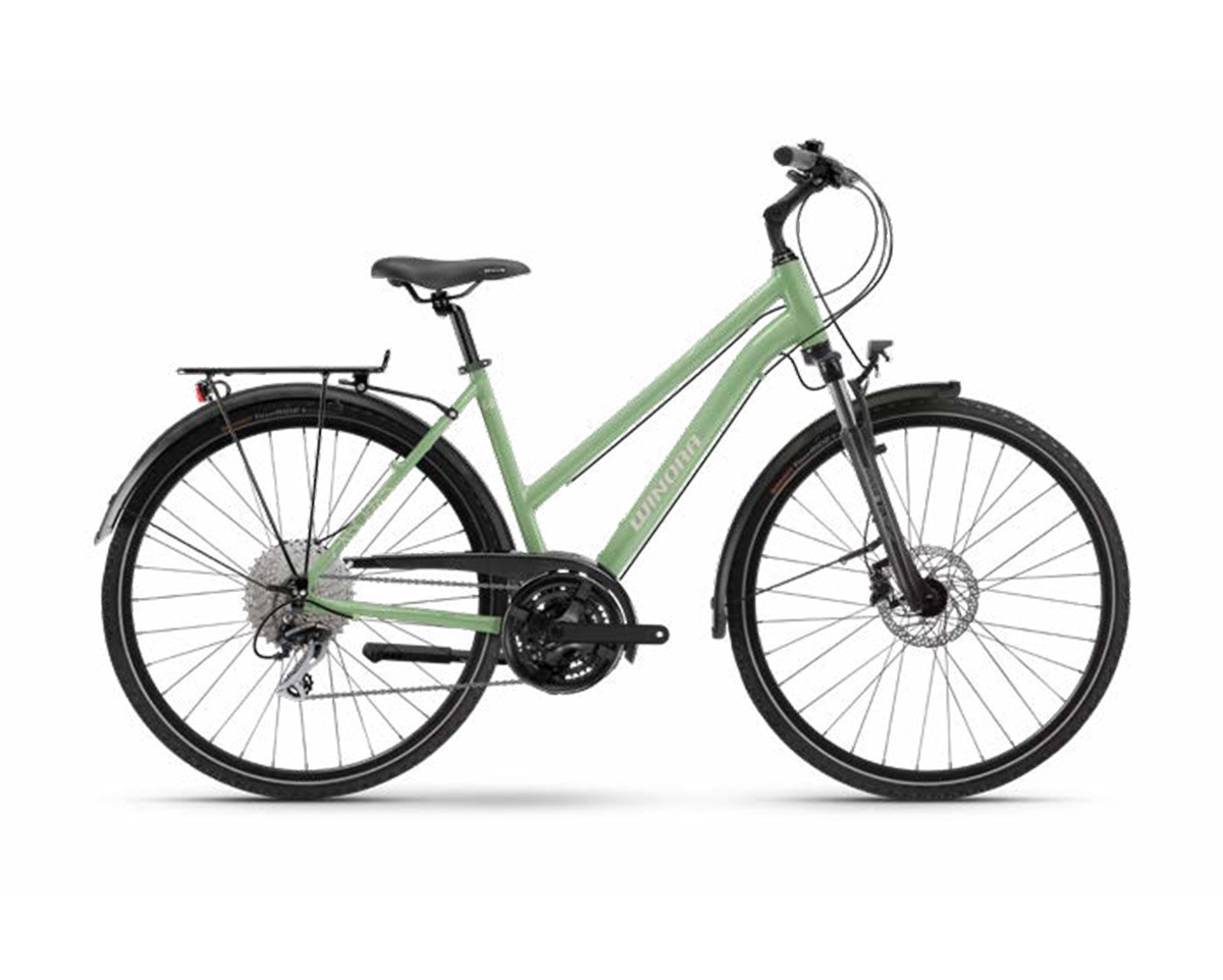 Vélo urbain/trekking DOMINGO X24 MID Vert Prairie