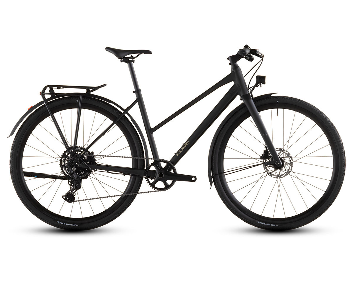 Vélo trekking NULANE PRO FE Gris/Chrome