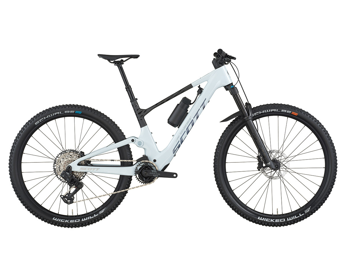 VTT tout suspendu électrique LUMEN 910 Blanc Cumulus