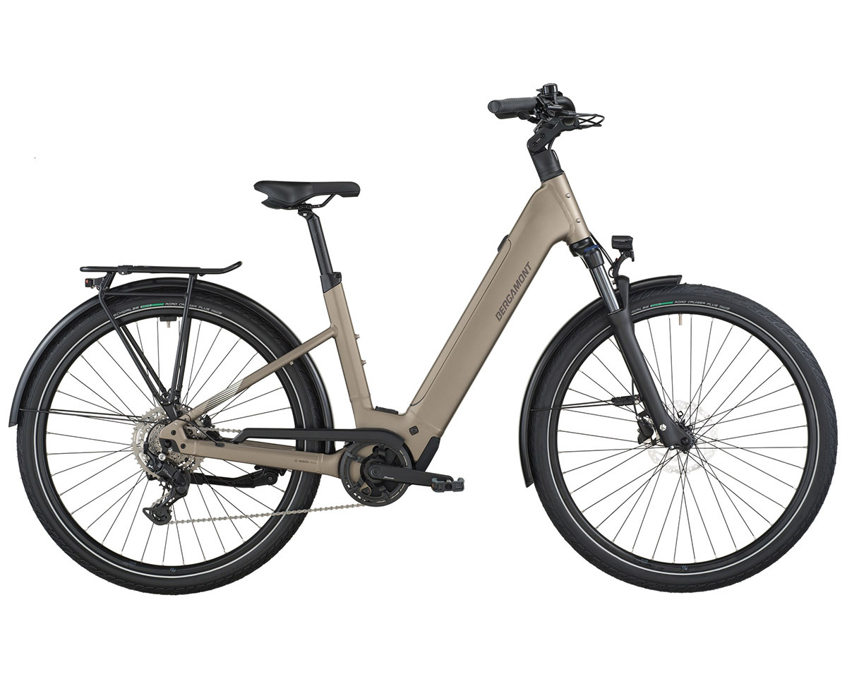 Vélo urbain/trekking électrique E-HORIZON SPORT 30 WAVE Argent Chaud