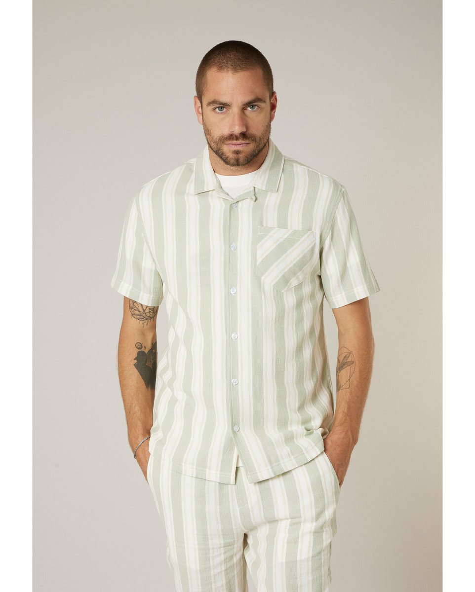 Chemise Homme CURRIES SH M Beige