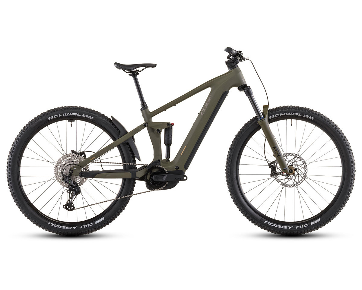 VTT tout suspendu électrique STEREO HYBRID ONE44 PRO 800 Olive/Or