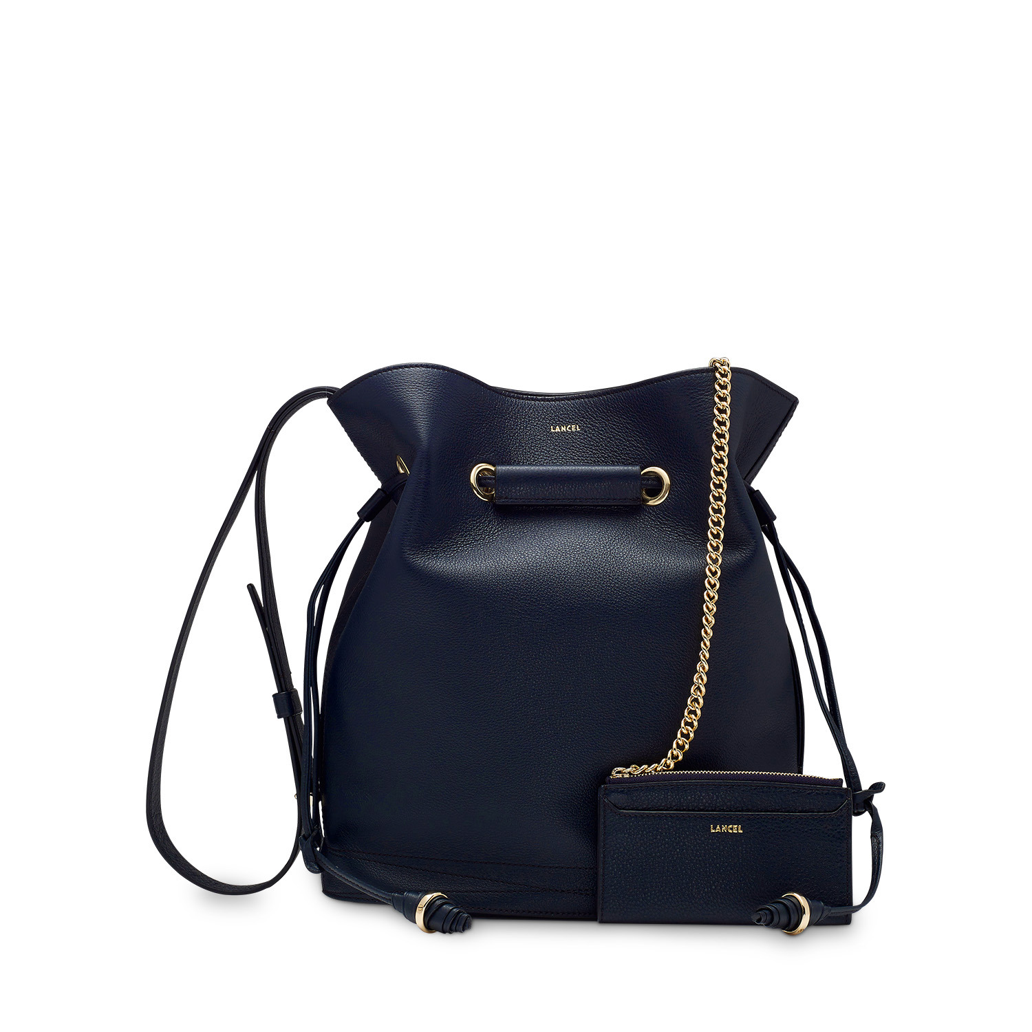 Le Huit de Lancel - Sac Seau - Bleu Marine