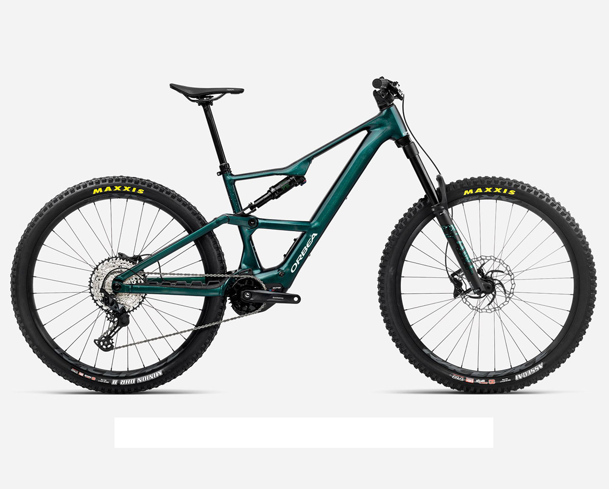 VTT tout suspendu électrique RISE LT H20 Vert/Vert Glace