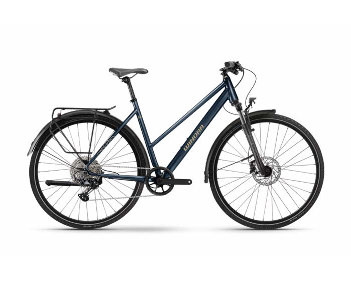 Vélo urbain/trekking DOMINGO X12 PRO MID Bleu Nuit