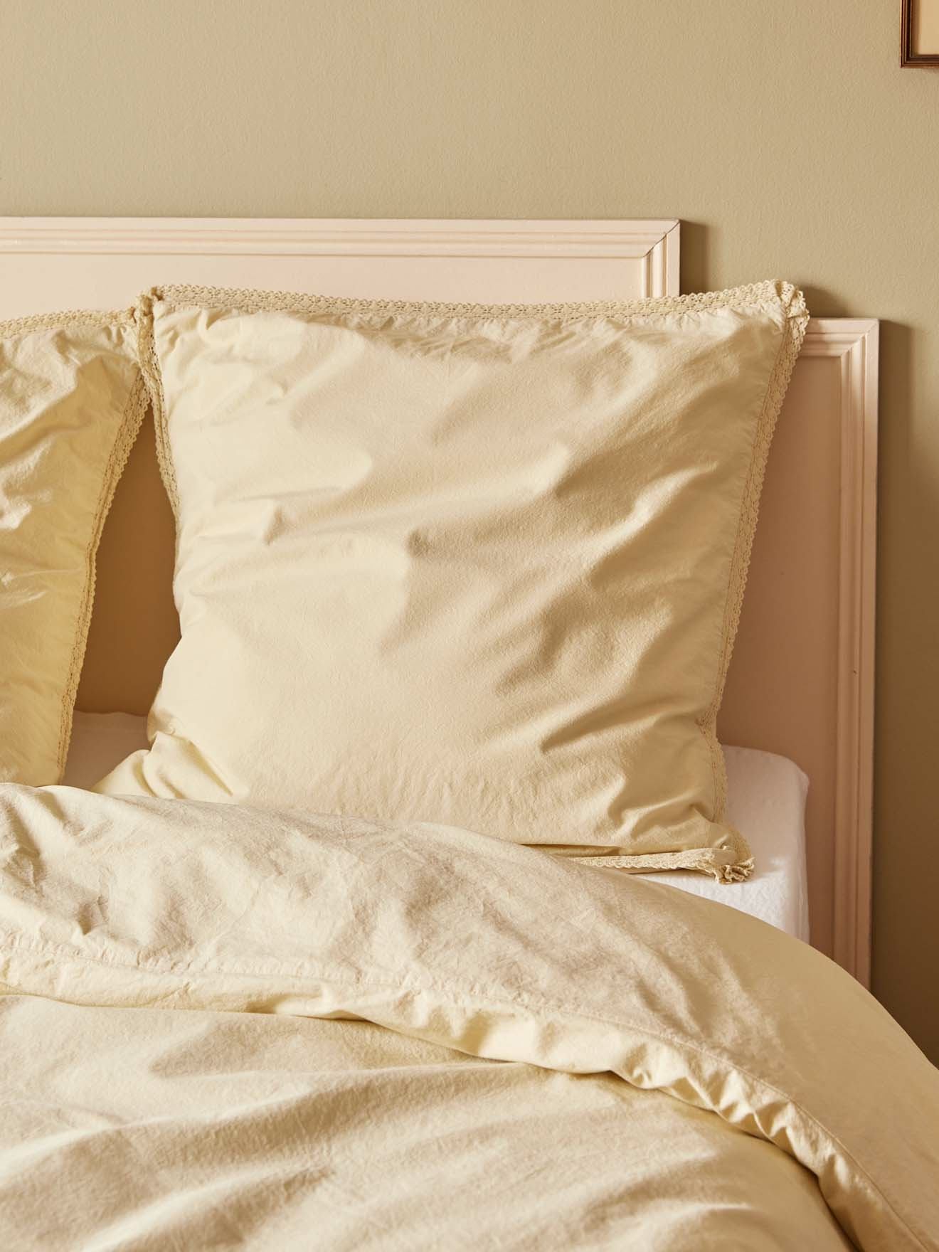 TAIE D'OREILLER DENTELLE