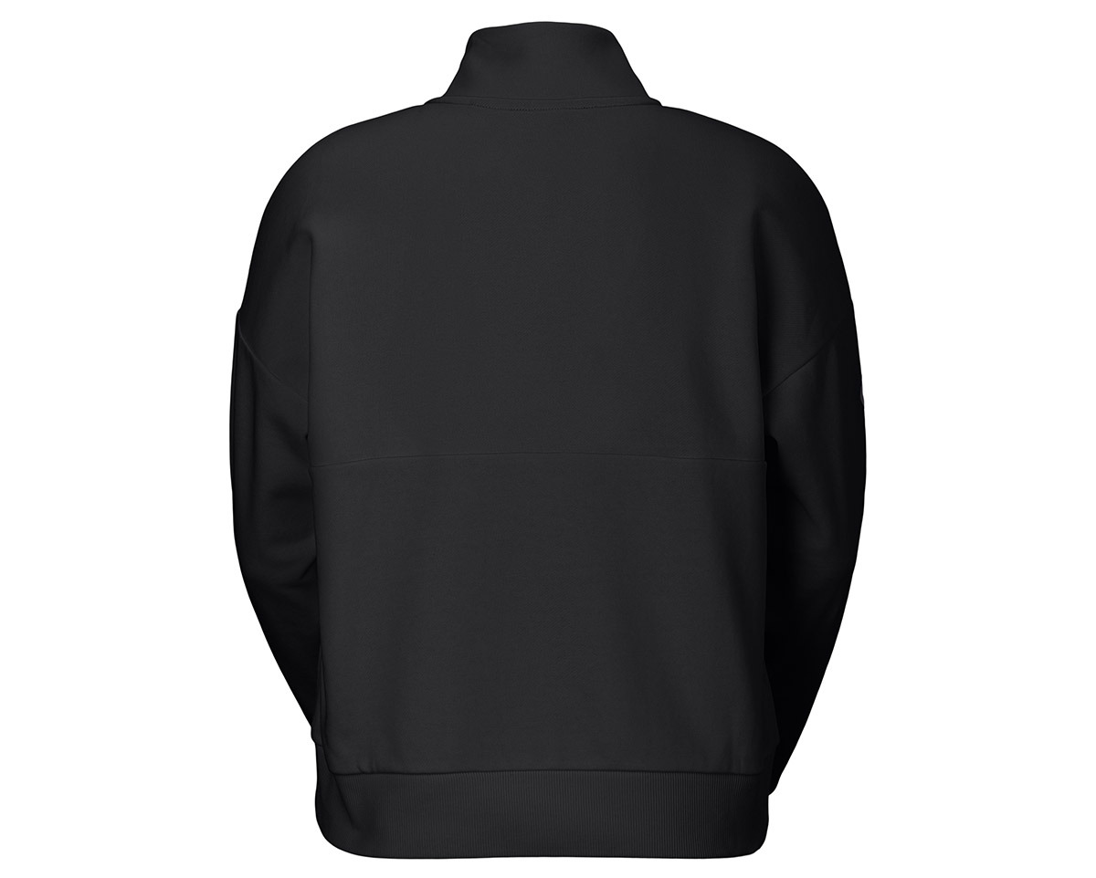 Sweat semi-zippé Femme HALFZIP Noir