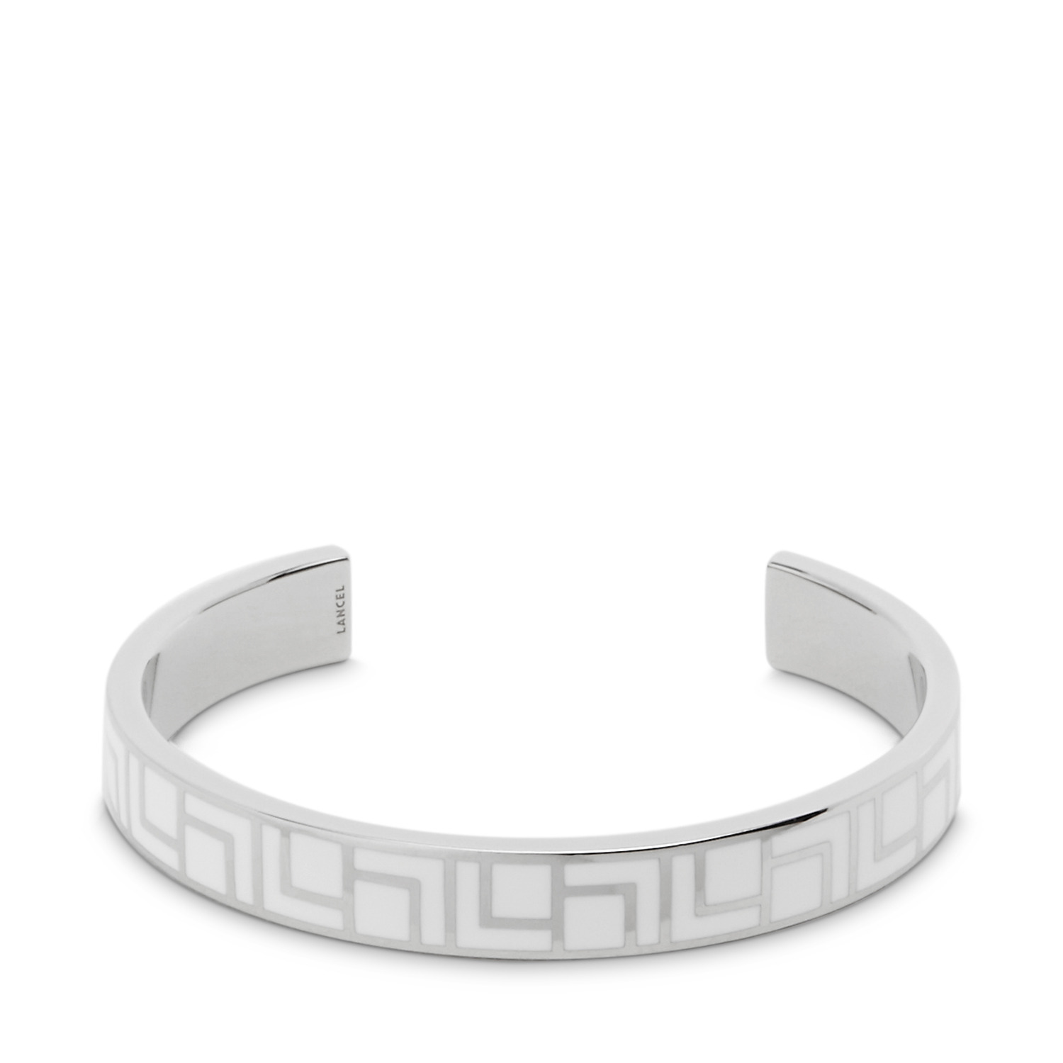 LOGO CARRE L EMAIL - Bracelet Femme - Blanc