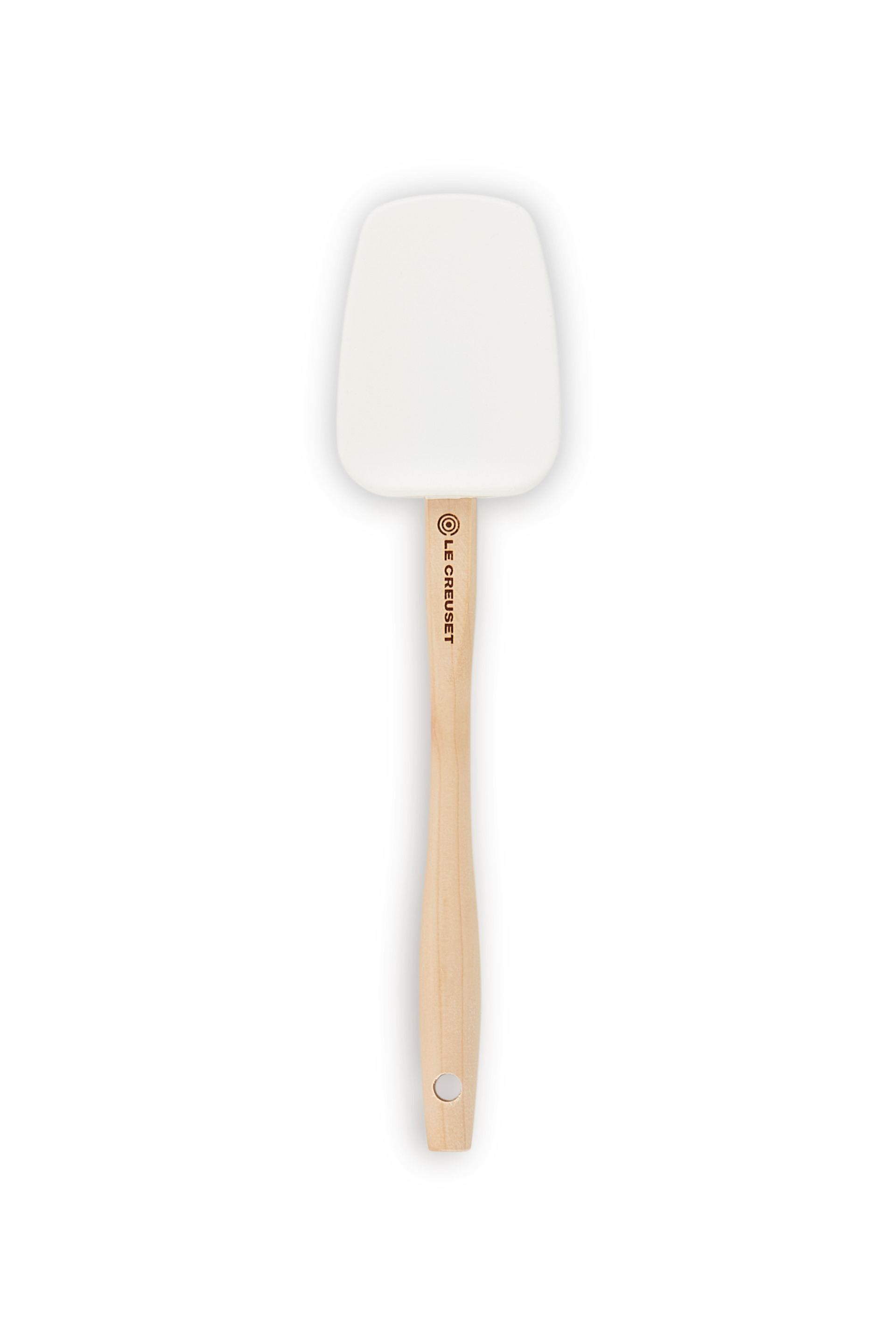 Grande Spatule cuillère en silicone 28cm blanche