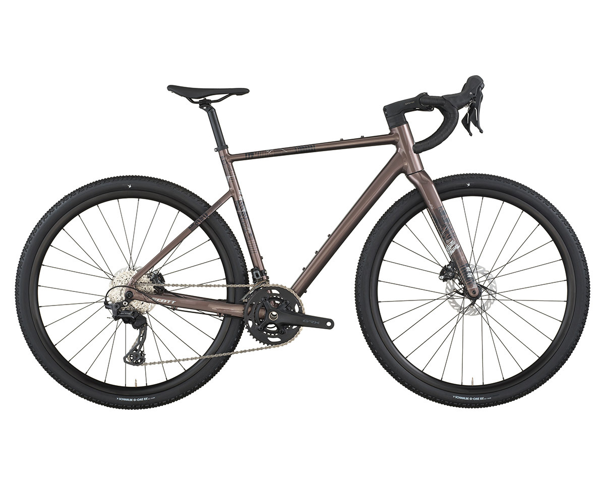 Vélo de gravel SPEEDSTER GRAVEL TEAM Gris Prune